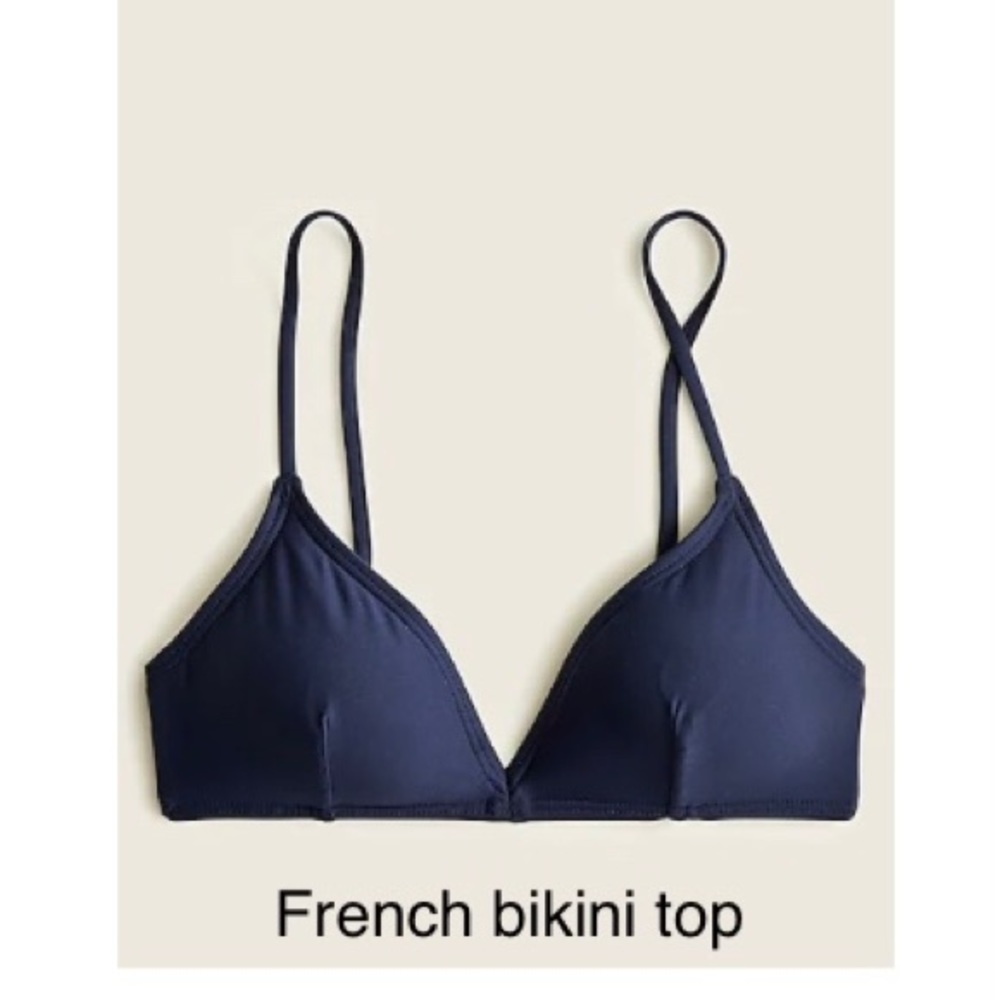 J Crew French Bikini Top